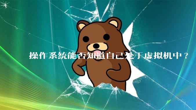 操作系统能否知道自己处于虚拟机中?